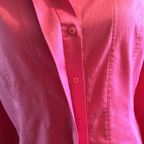 Thomas Pink Slim Fit Stretch Shirt - Picture 4 of 10